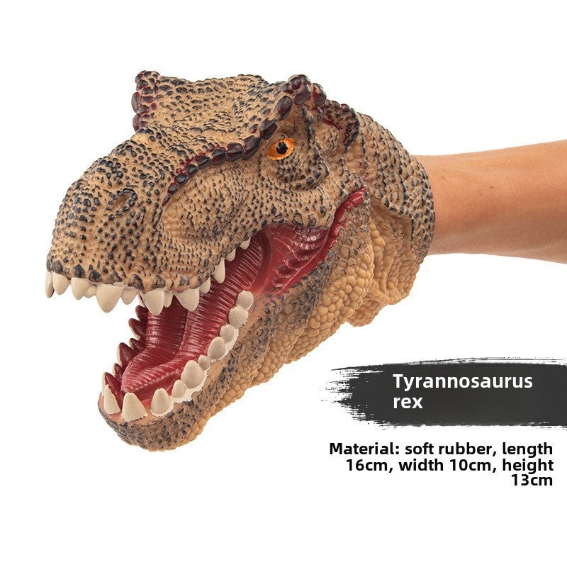 دمية يد ديناصور تي-ريكس رأس سمكة القرش دمية ستغوسوروس - Image 3