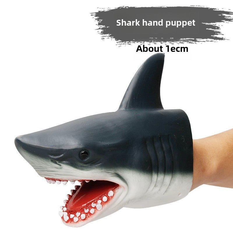 دمية يد ديناصور تي-ريكس رأس سمكة القرش دمية ستغوسوروس - Image 5