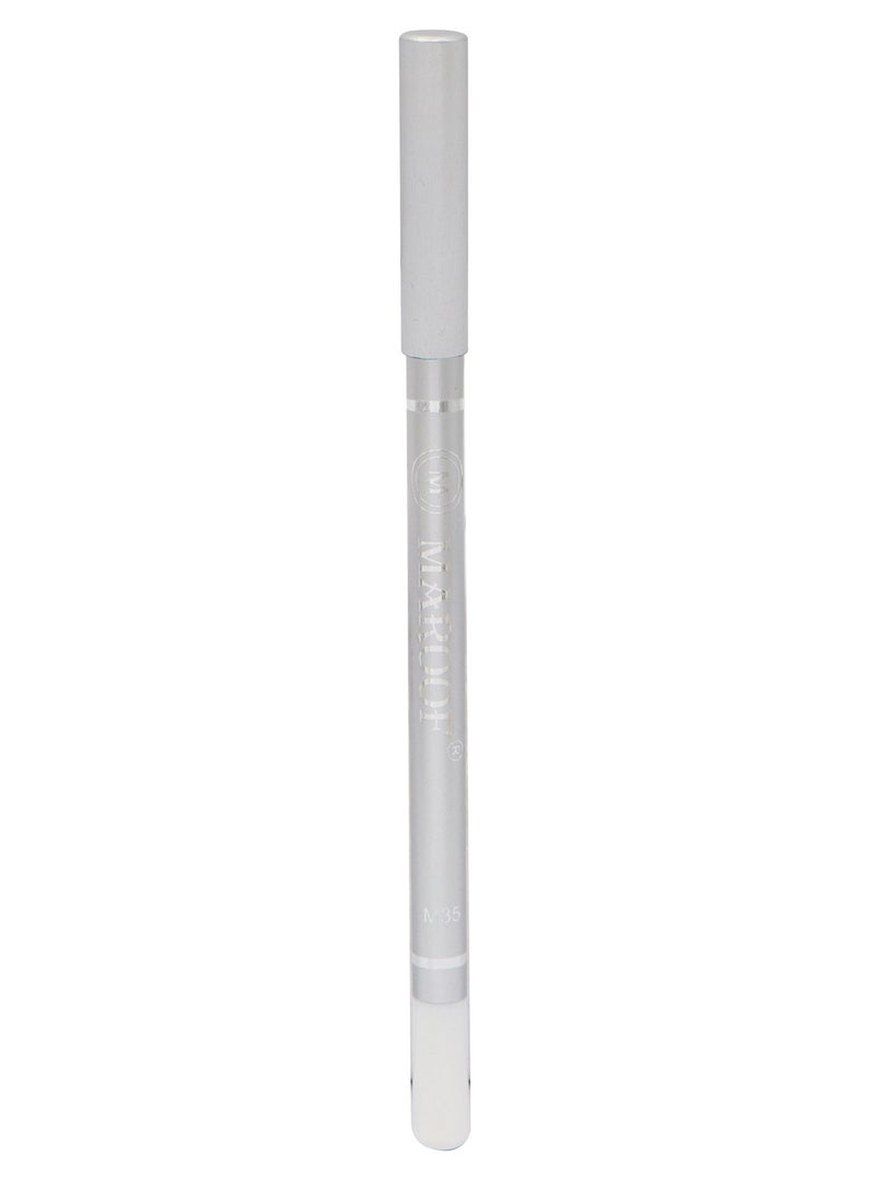 MAROOF Soft Eye and Lip Liner Pencil M35 White - Image 1