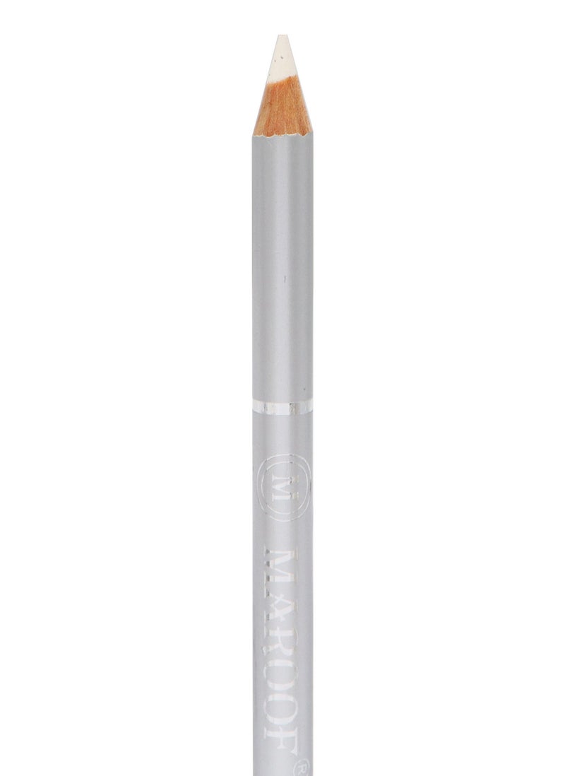 MAROOF Soft Eye and Lip Liner Pencil M35 White - Image 3