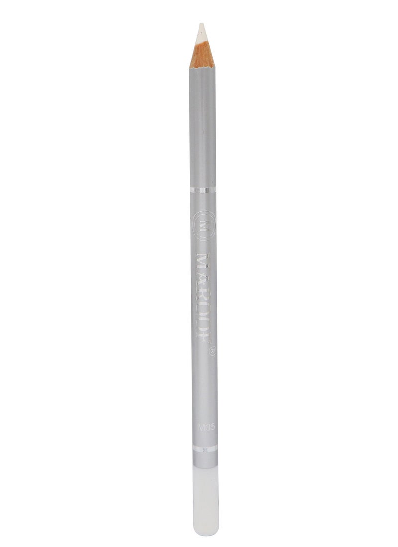 MAROOF Soft Eye and Lip Liner Pencil M35 White - Image 4