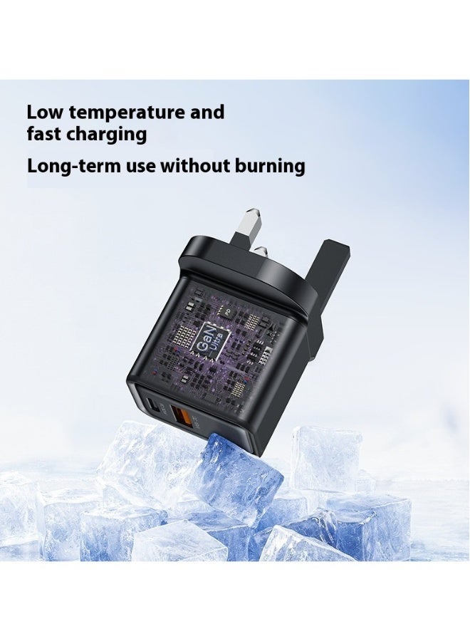 Beauenty Gallium nitride A+C travel charger 30W British fast charging charger Multi-port type-c for Apple 16 Huawei - Image 3