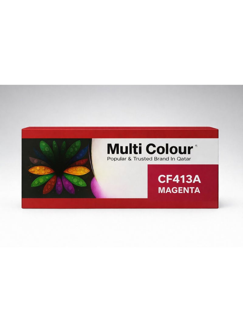 MULTI COLOUR HP CF413A Magenta Compatible Toner Cartridge – 410A LaserJet Premium Color Replacement** - Image 2