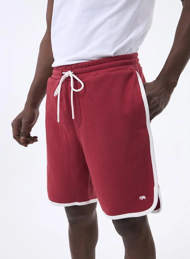 FELIX HARDY Bordeaux-Lightgreen Jogger Short pack of 2 for Men for Men | Best Price UAE