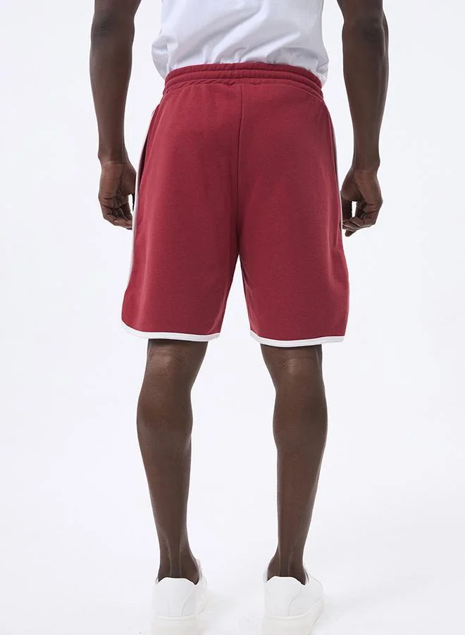 FELIX HARDY Bordeaux-Lightgreen Jogger Short pack of 2 for Men for Men | Best Price UAE