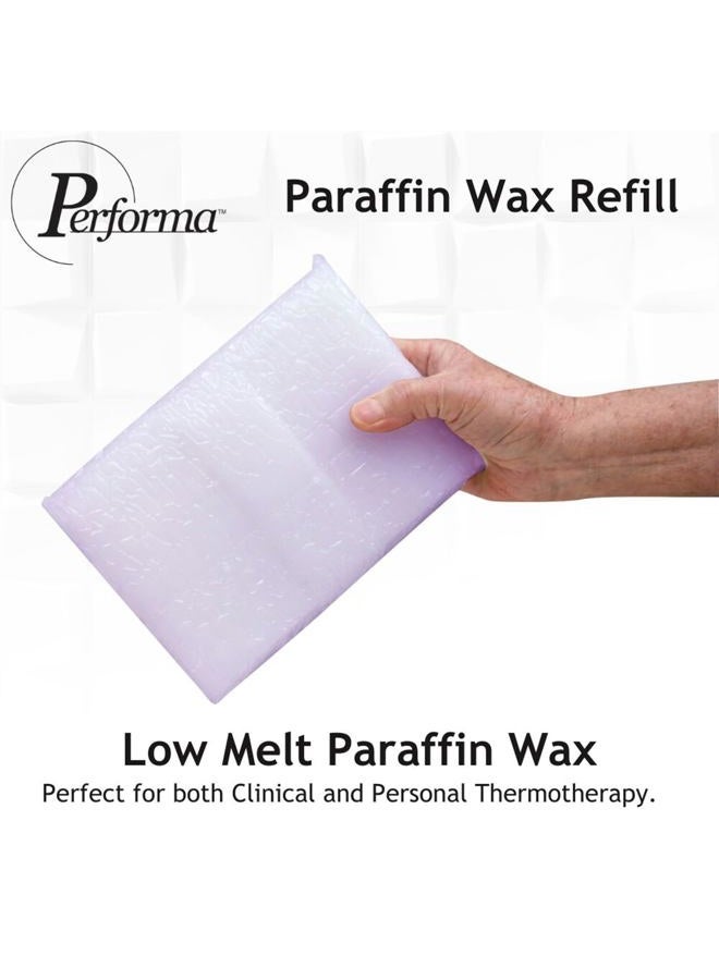 Performa Paraffin Wax Refill, 1 Pound Lavender Scented Blocks, Case of 36, Paraffin Bath Wax, Medical Grade Parraffin Wax for Paraffin Bath, Wax Refill for Wax Bath, Good for Hands & Feet - Image 3