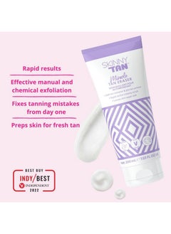 Skinny Tan Skinny Tan Self-Tan Eraser - Manual and Chemical Exfoliation - Jelly-Like Texture - Removes Old Tan, Corrects Mistakes, and Exfoliates Skin - Brightens and Smoothes Your Epidermis - 7.03 oz Cream  - Image 2