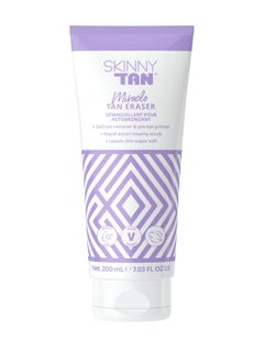 Skinny Tan Skinny Tan Self-Tan Eraser - Manual and Chemical Exfoliation - Jelly-Like Texture - Removes Old Tan, Corrects Mistakes, and Exfoliates Skin - Brightens and Smoothes Your Epidermis - 7.03 oz Cream  - Image 1