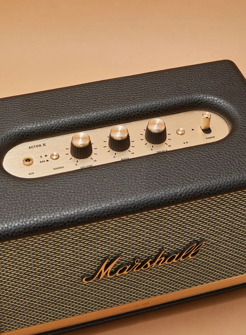 Marshall Acton II Bluetooth Speaker - Black