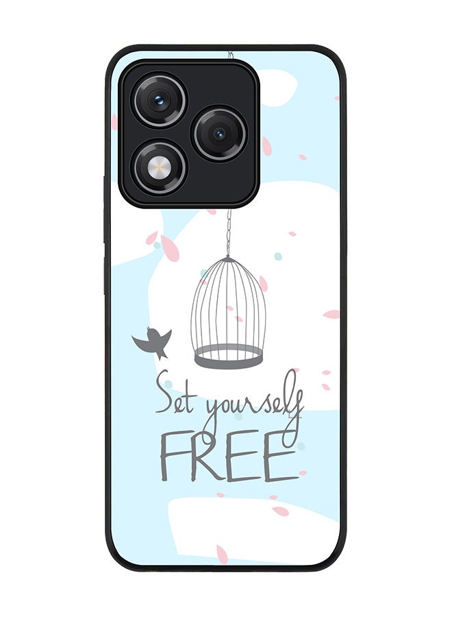 For Honor 400 Lite Case,Slim fit Camera Protection, Shockproof Thin Phone cover  - Set Yourself Free