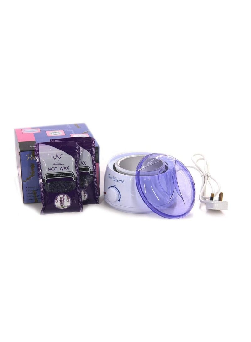 Prowax 100 Wax Machine With Two Bags Of Wax Lavender