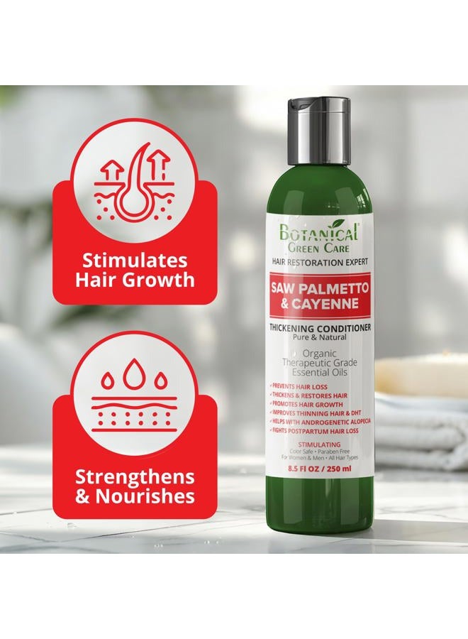 botanical green care "Saw Palmetto & Cayenne" Hair Growth Anti-Hair Loss CONDITIONER. Alopecia Prevention and DHT Blocker. Doctor Developed. NEW 2019 FORMULA - Image 2