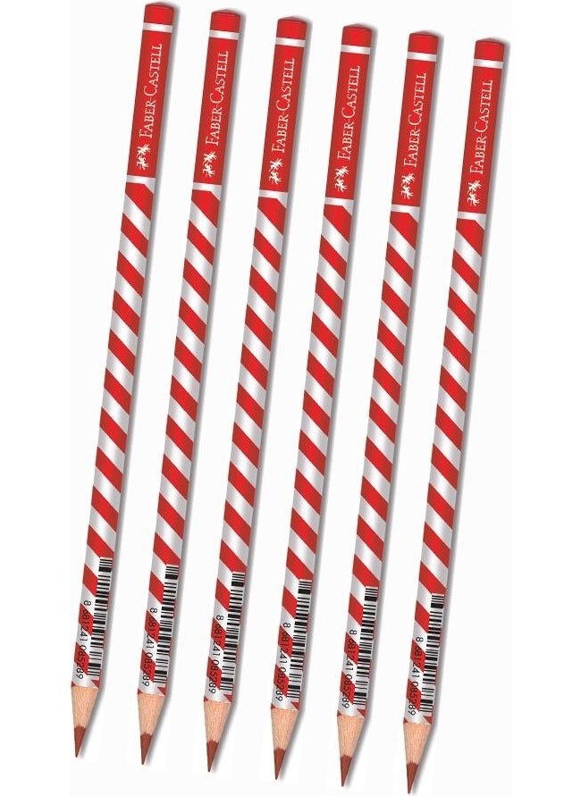 FABER-CASTELL - Red Cap Pen Candyroll 6 Pieces Faber Red Cap Pen - Image 1