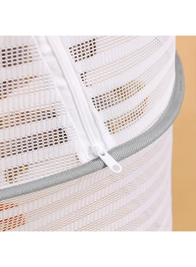 3 Tier Foldable Clothes Drying Rack Heavy Duty Space Saving Laundry Organizer White - Image 3