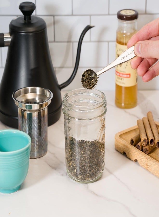 Pure Matcha ملعقة قياس شاي الأوراق السائبة | كوب واحد من الشاي المثالي | مغرفة من الفولاذ المقاوم للصدأ | لمسة نهائية مصقولة فاخرة - Image 3
