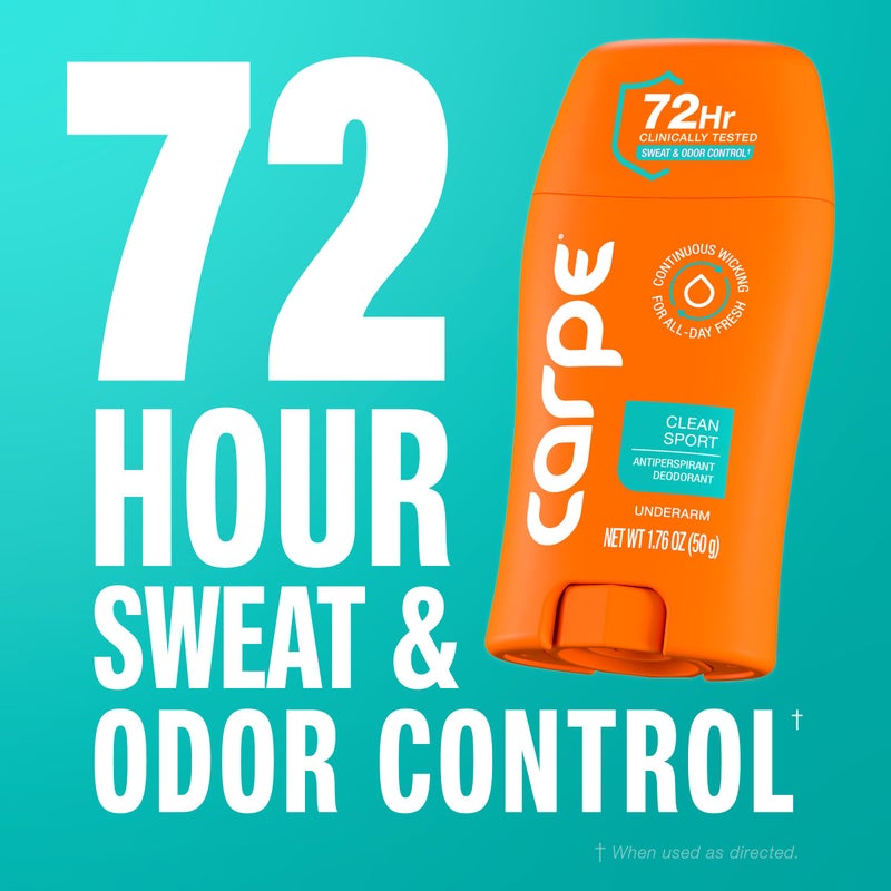 Carpe Clinical Strength Underarm Antiperspirant and Deodorant, Sandalwood Scent - Image 4