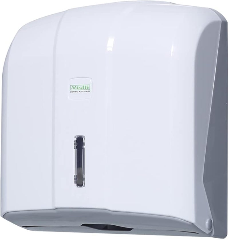 Vialli Toilet Paper Holder - 300 Wipes , White