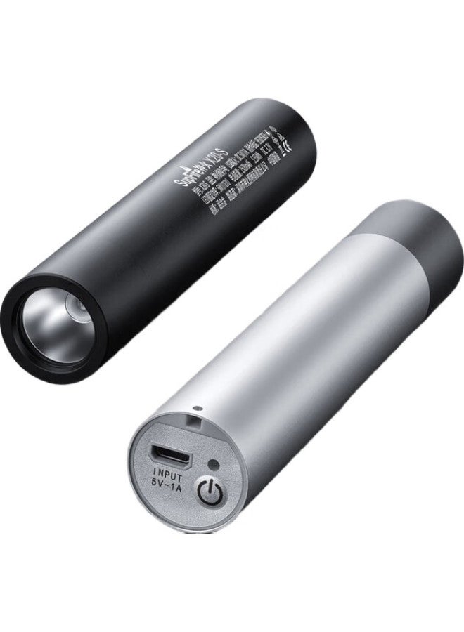 SupFire X20-S High-Intensity Flashlight, Long-Lasting Battery, Compact Mini, Ultra-Bright Long-Range, Rechargeable Outdoor Light, Black - Image 1