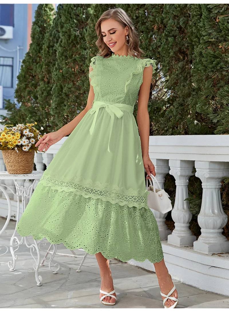 SIMPLEE Women's Summer Elegant DressLight & Comfortable Lightweight Cotton Blend Perfect for Outings