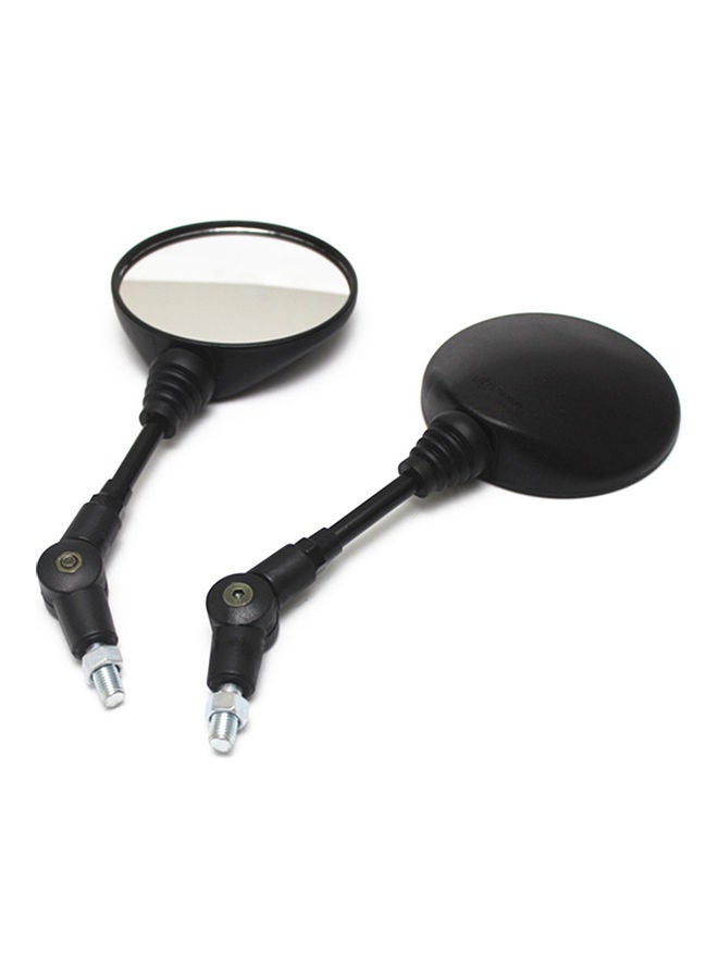 NIBEMINENT 2 Piece Universal Round Rear View Mirror Set  - Image 2