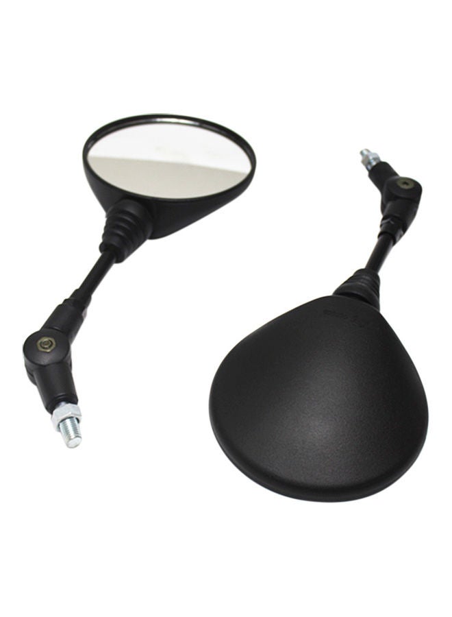 NIBEMINENT 2 Piece Universal Round Rear View Mirror Set  - Image 4