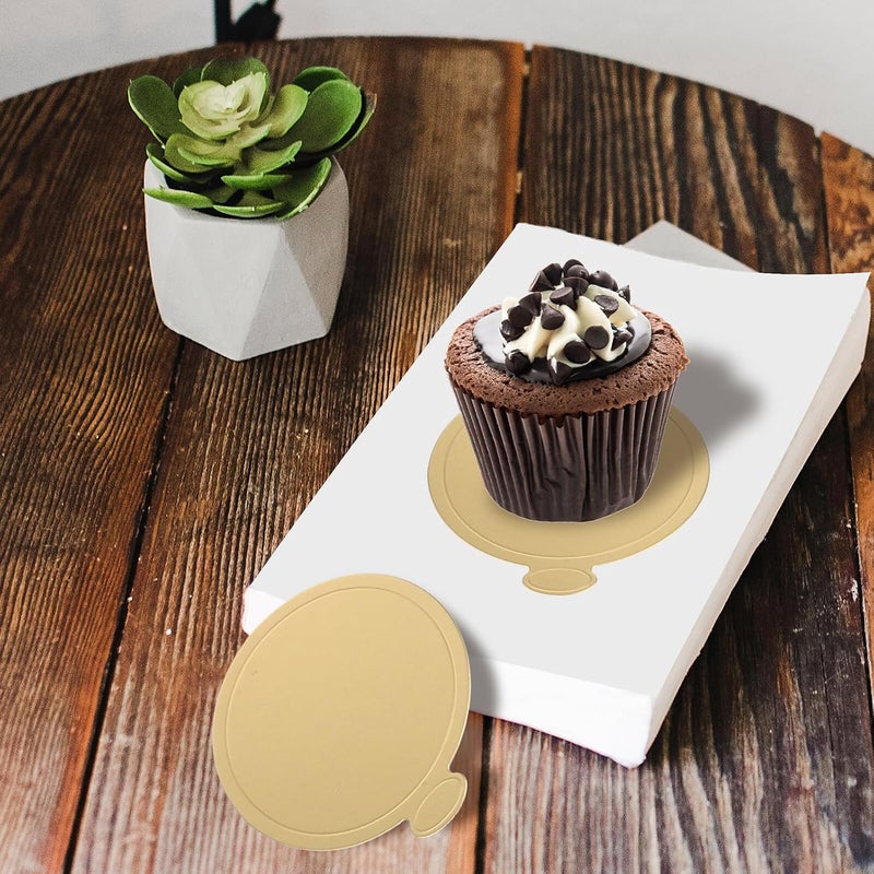 [Multiple useful functions] Gatuida 200pcs round Golden Cake Boards Mini Cake Base Paper Trays 80mm Diameter Cardboard Dessert Supports for Baking Parties Weddings and Birthday Celebrations All storage space compatible Confirmed available stock Hardened processed substance Local supply chain stock General purpose premium build Fixed delivery schedule Size-sorted warehouse storage Gulf popular simple design Easy store & transit build Home & professional compatible Limited edition International standard quality Home & light industrial compatible Wide use compliant quality Regulated warehouse storage Global standard processed material Batch consistent craftsmanship Natural material Instant order available stock Affordable fast purchase options High in-demand commodity High strength upgraded material Main road full logistics cover Integrated practical design - Image 4