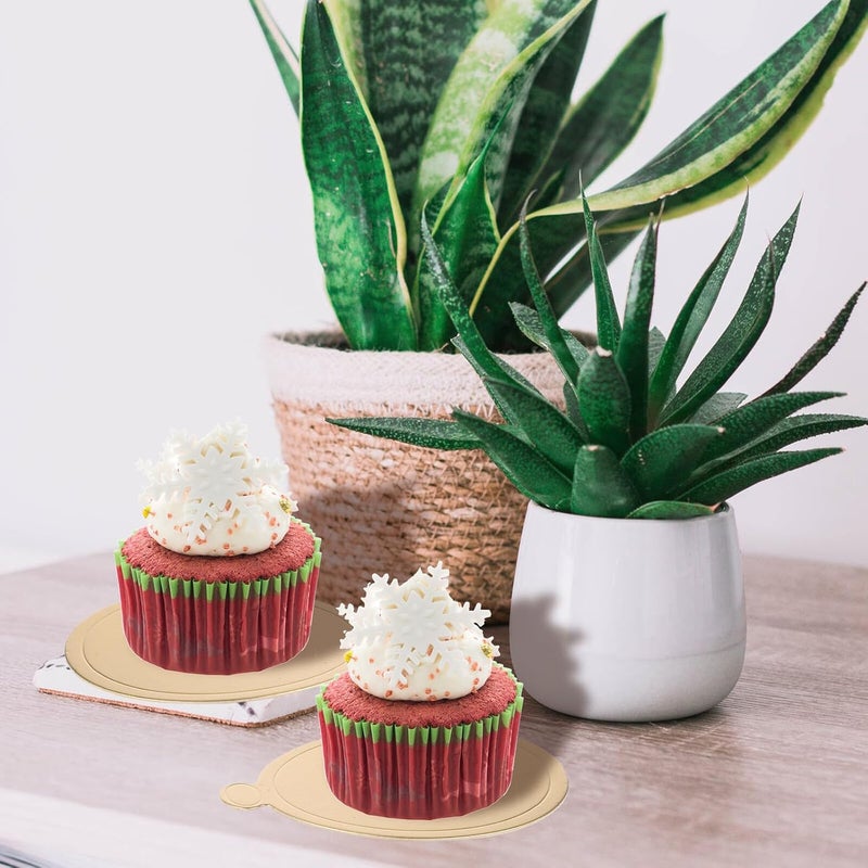 [Multiple useful functions] Gatuida 200pcs round Golden Cake Boards Mini Cake Base Paper Trays 80mm Diameter Cardboard Dessert Supports for Baking Parties Weddings and Birthday Celebrations All storage space compatible Confirmed available stock Hardened processed substance Local supply chain stock General purpose premium build Fixed delivery schedule Size-sorted warehouse storage Gulf popular simple design Easy store & transit build Home & professional compatible Limited edition International standard quality Home & light industrial compatible Wide use compliant quality Regulated warehouse storage Global standard processed material Batch consistent craftsmanship Natural material Instant order available stock Affordable fast purchase options High in-demand commodity High strength upgraded material Main road full logistics cover Integrated practical design - Image 5