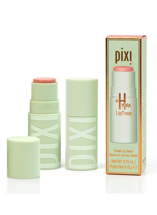 pixi beauty Hydra LipTreat, Tinted Lip Balm, 4.8g (Peach-y)  - Image 1
