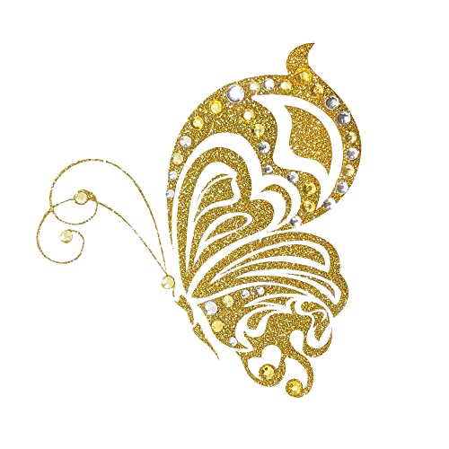 Comet Busters Gold Glitter Temporary Tattoo Body Sticker (BT241) - Image 2