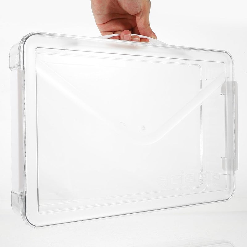 Flag Display Case Large White with Medal and Certificate Organizer Box Multi-functional Storage Box for Home Living Room and Memorial Ceremony - Image 4