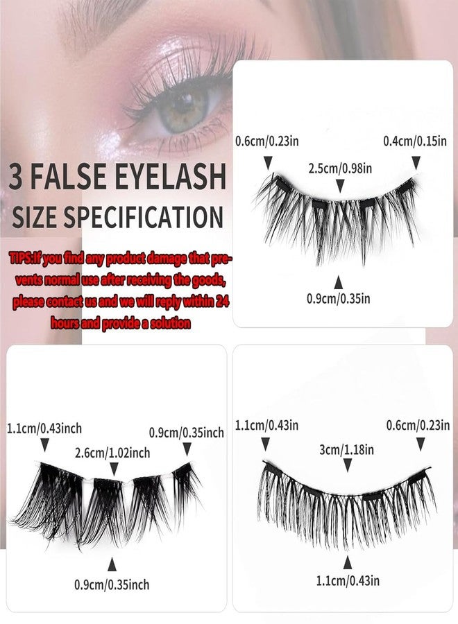BCNJEPIN Eye Lashes for Women, Eyelash Extension Kit, Magnetic Lashes Kit with Applicator 3D False Eyelashes Magnetic Reusable Magnet Eyelashes Magnetic Eye Lashes No Glue or Eyeliner Needed - Image 3