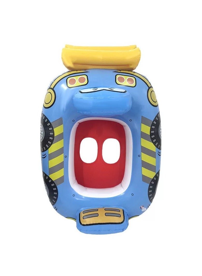 تعويم حمام السباحة للطفل مع أدوات السباحة للأطفال الصغار ذات المقعد الآمن Inflatabl Child Swim Floatie لمدة 0-5 سنوات - Image 2