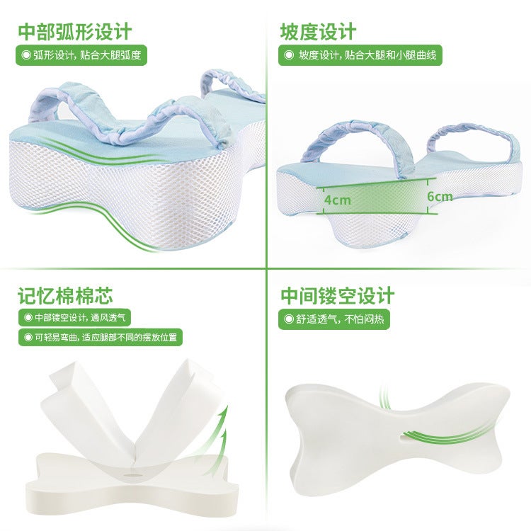 Summer Pure Cotton Knee Pillow Memory Foam Pillow For Sleeping Side Sleeping Pillow Special Cushion Pillow Supplies Sleep - Image 3