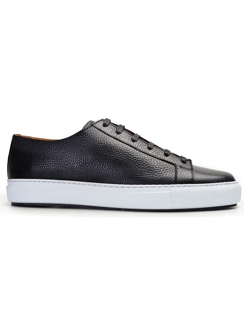 Nevzat Onay Leather Black Sneaker Men's Shoes -9816-