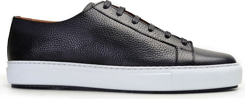 Nevzat Onay Leather Black Sneaker Men's Shoes -9816-  - Image 1