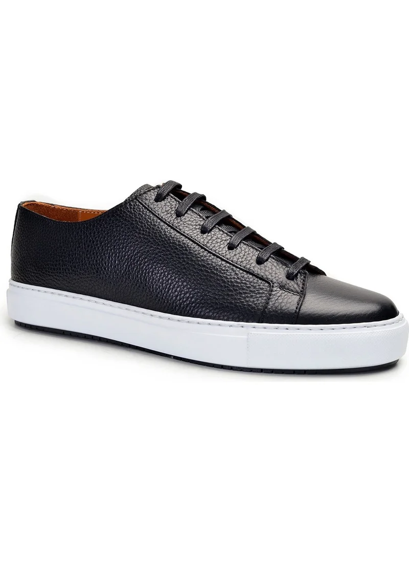 Nevzat Onay Leather Black Sneaker Men's Shoes -9816-