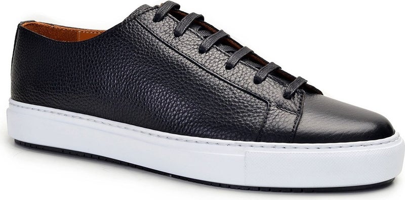 Nevzat Onay Leather Black Sneaker Men's Shoes -9816-  - Image 2