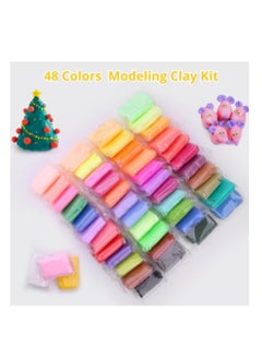 48 Colors Plasticine with 3 Sculpting Tools, Air Dry Clay, Modeling Clay Kit, DIY Plasticine for Children Education - pzsku/Z3510140538A7F78F979FZ/45/_/1740232698/e3885baa-8bca-426a-8553-1f937ff02da6