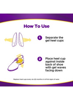 Frido Orthopedic Heel Pads For Heel Pain Relief,Heel Insole For Extra Cushioning & Comfort,Slim Designed Heel Cushions For Shock Absorption,Plantar Fasciitis Support,Large (Uk 8-11),Pack Of 1  - Image 5
