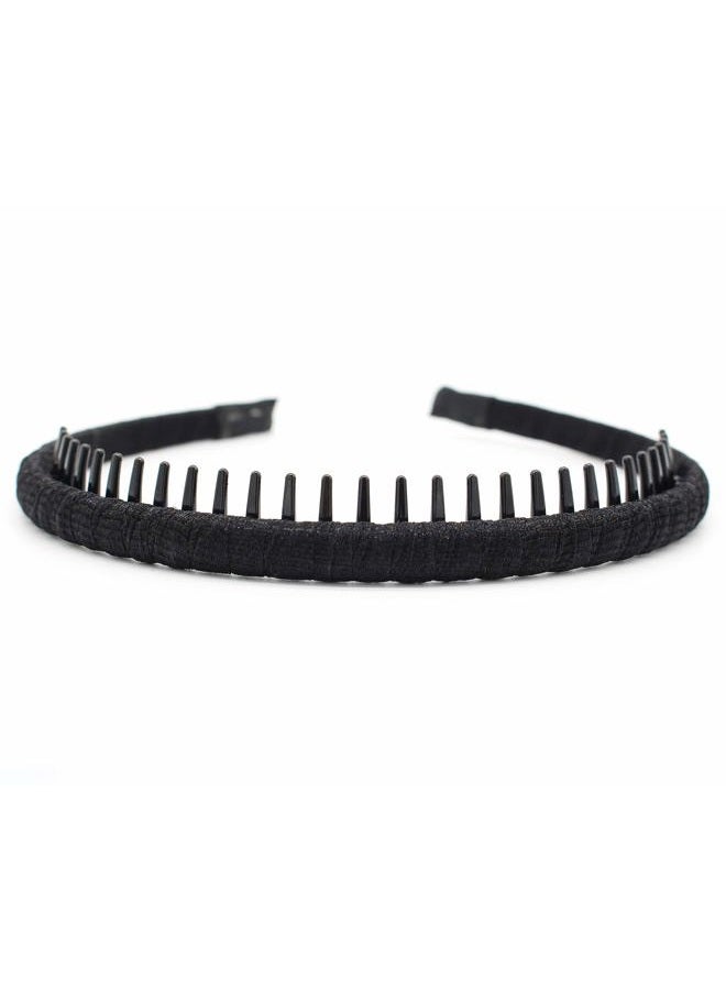 JOBAND إكسسوارات شعر عصرية رباط رأس للنساء/الفتيات رباط شعر غير قابل للانزلاق طوق شعر مريح مشط بأسنان من الراتنج (4 ألوان) - Image 5