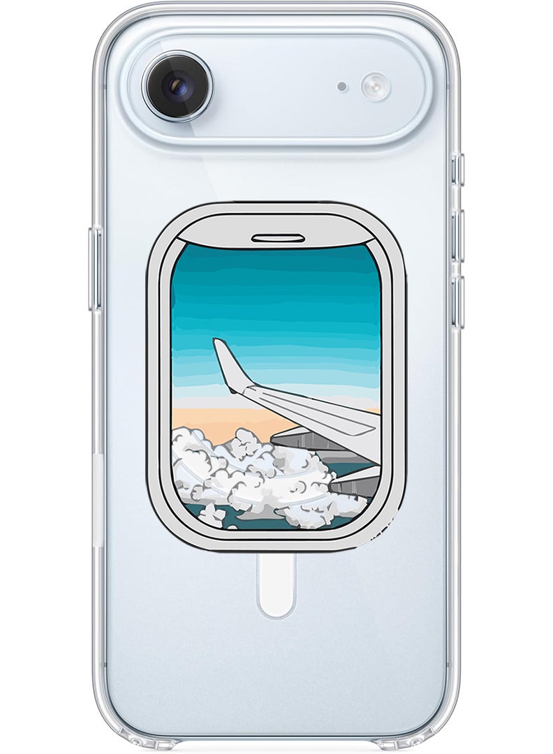 Theodor Magnetic Case for Apple iPhone 17 Air Compatible with MagSafe Wireless Charging, Shockproof Phone Bumper Cover - Window-01 - Image 1