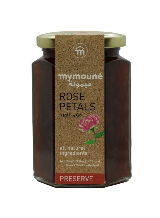 MYMOUNE Damask Rose Petal Jam 350g | Natural, No Artificial Additives | Traditional Lebanese Rose Preserve - Image 1
