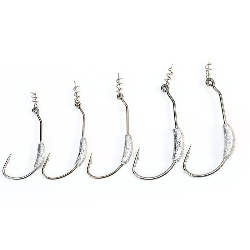 26pcs Barbed Sharp Fishing Bait Hooks with Weight Fishing Tackle Accessories - Image 4