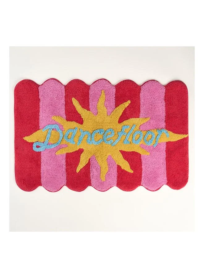Punjab Red - Pink Bath Mat 60x90 cm