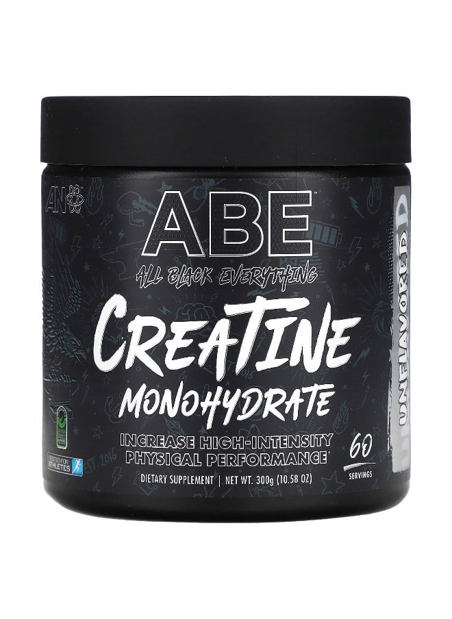 Abe - ABE, Creatine Monohydrate, Unflavored, 5 g, 10.58 oz (300 g) - Image 1