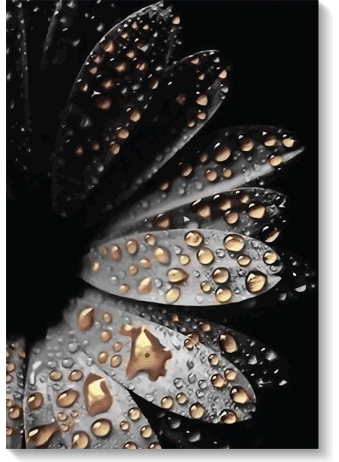 RYN Dew Drops Wall Art Multicolour 40x60cm - Image 1
