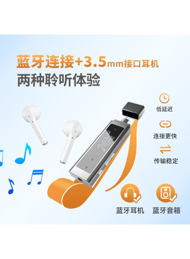 aigo مشغل Mp3 بشاشة تعمل باللمس مع اتصال سماعة الرأس، مشغل موسيقى مخصص، مصمم لطلاب المدارس الثانوية، مشغل صوت محمول للطلاب - Image 4