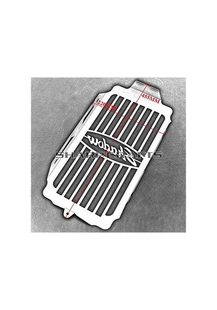Motorcycle Upgrader Radiator Cover Shrouds Bezel Grille Guard for Honda VT 1100 Shadow Spirit Sabre 1987-2007 Chrome - Image 2