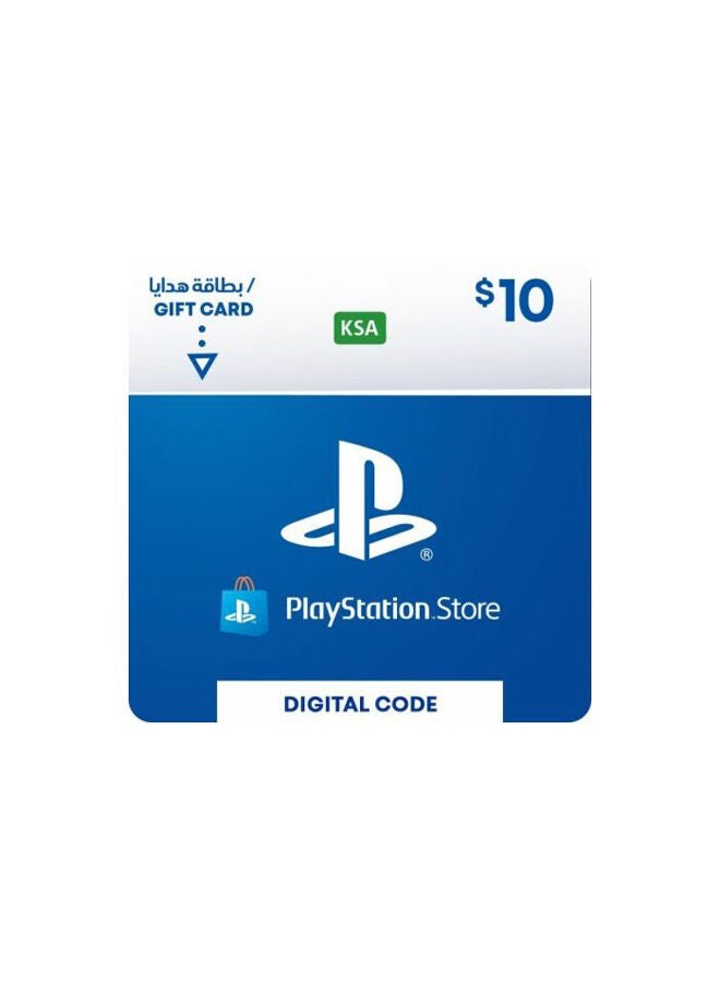 Playstation KSA 10 USD Gift Card