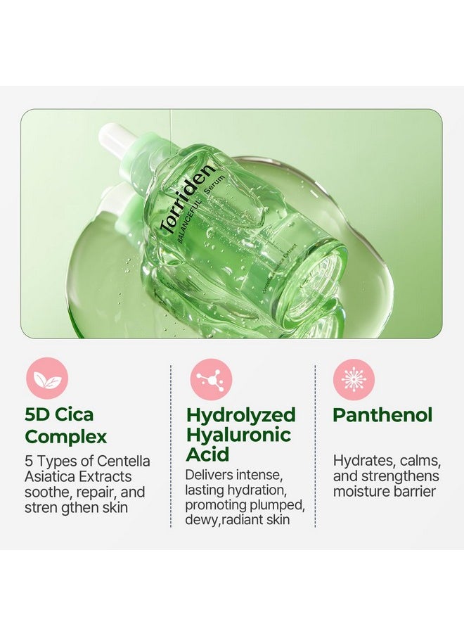 Torriden - Torriden BALANCEFUL Serum 50ml (1.69 fl.oz.) | Instant Soothing and Balancing Care for Sensitive Skin | 5D CICA, Hydrolyzed Hyaluronic Acid, Panthenol | Korean Facial Serum - Image 1